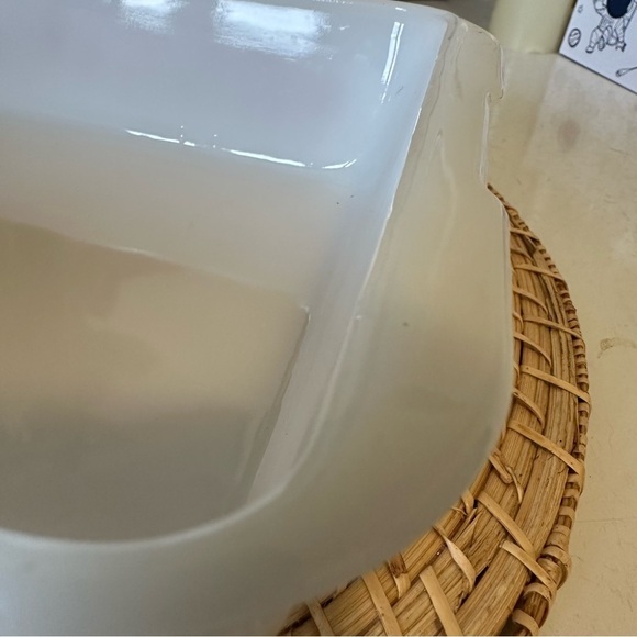 Vintage Proctor Silex Autumn Harvest Wheat Slow Cook Milk Glass Dish - Picture 9 of 10